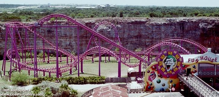 Joker's Revenge roller coaster by Vekoma