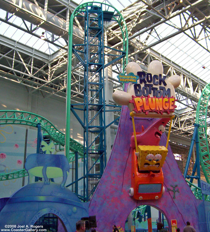 Rock Bottom Plunge at Nick's Universe at the Mall of America