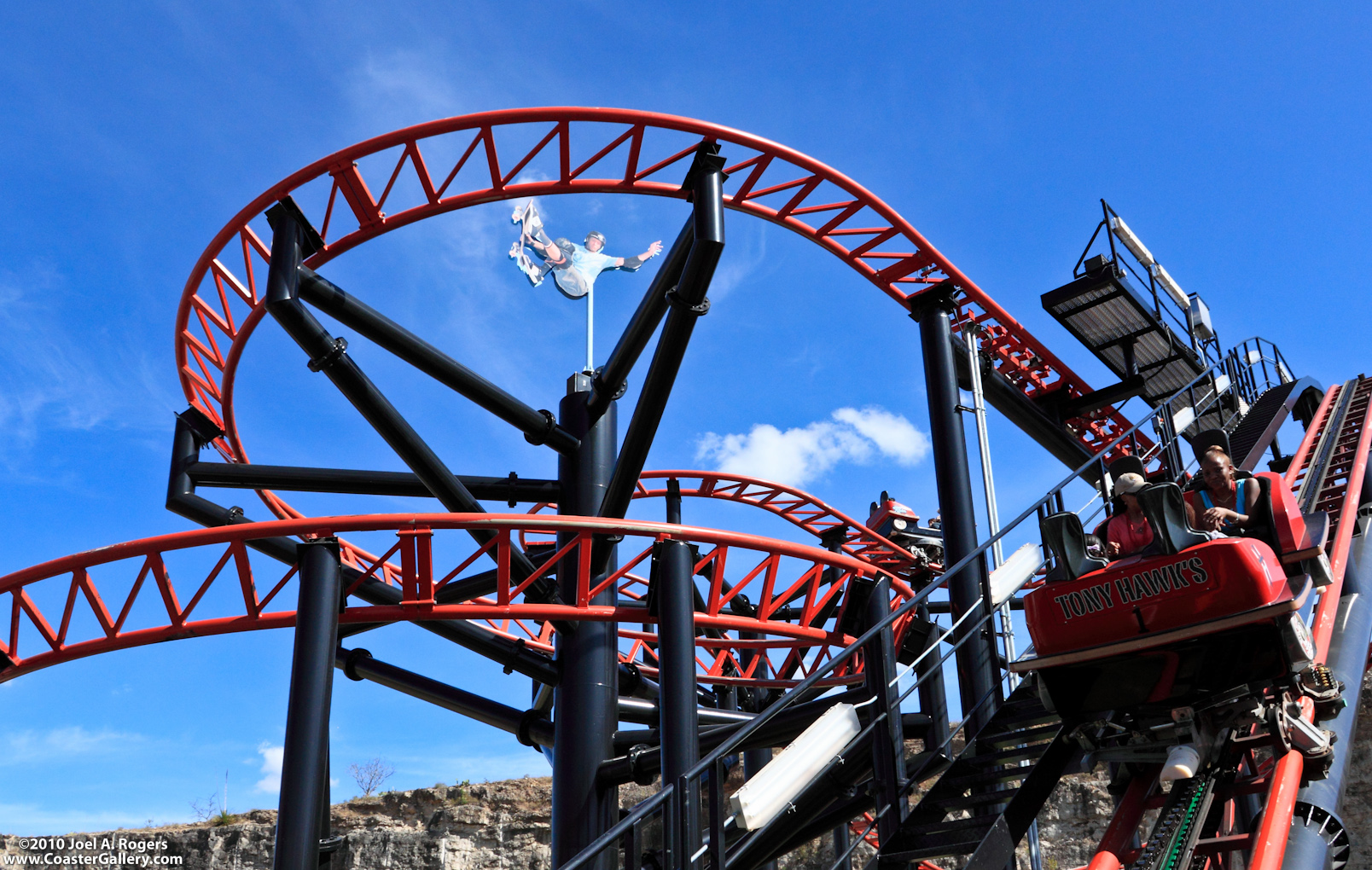 The Tony Hawk ppining roller coaster by Gerstlauer