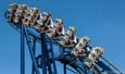 Shark-themed roller coaster