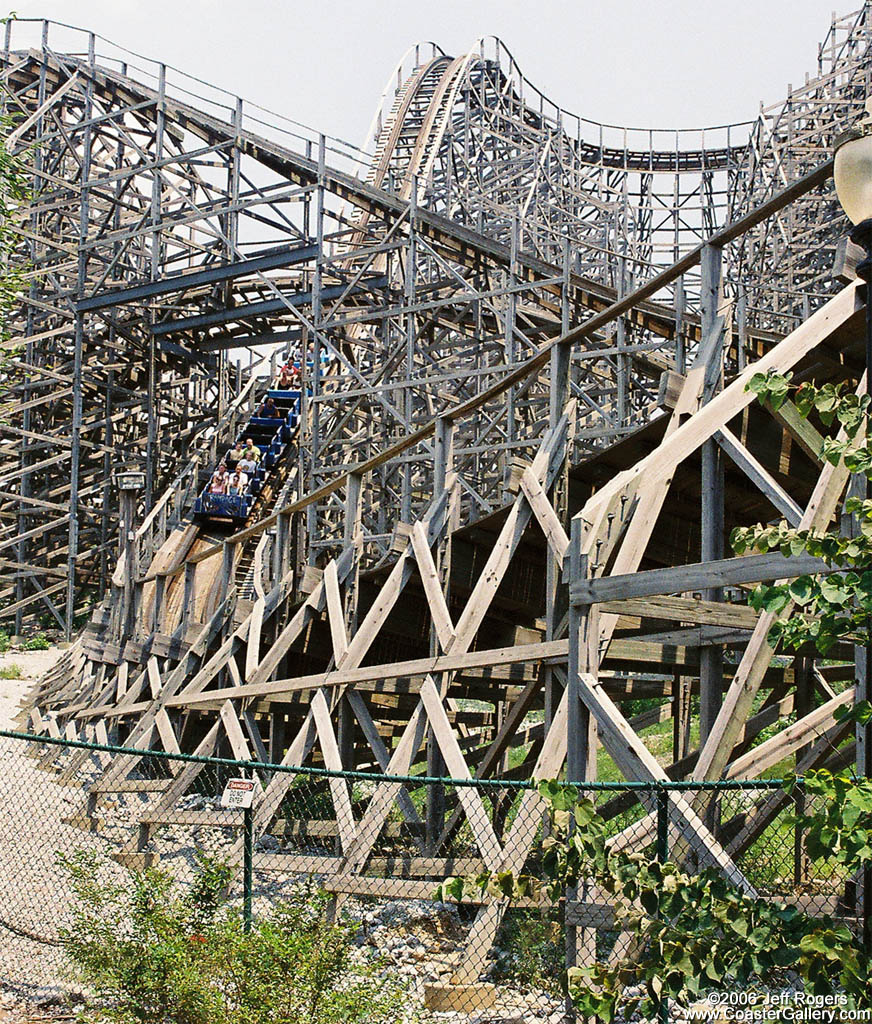 Rampage roller coaster in Bessemer, Alabama 