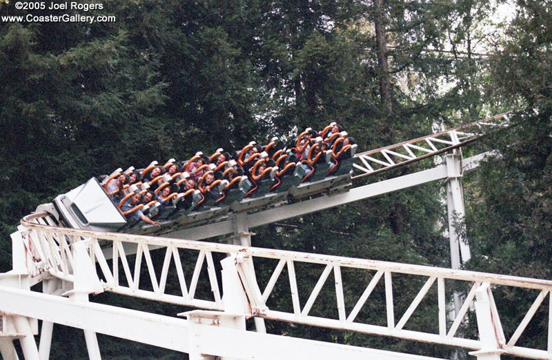 Revolution roller coaster was built Anton Schwarzkopf