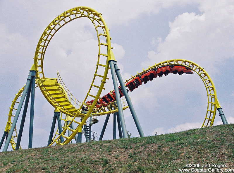 Zoomerang roller coaster built by Vekoma
