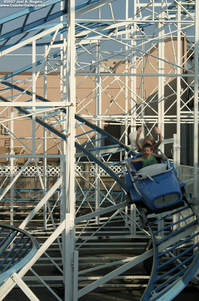 Flitzer roller coaster at Ocean City, New Jersey
