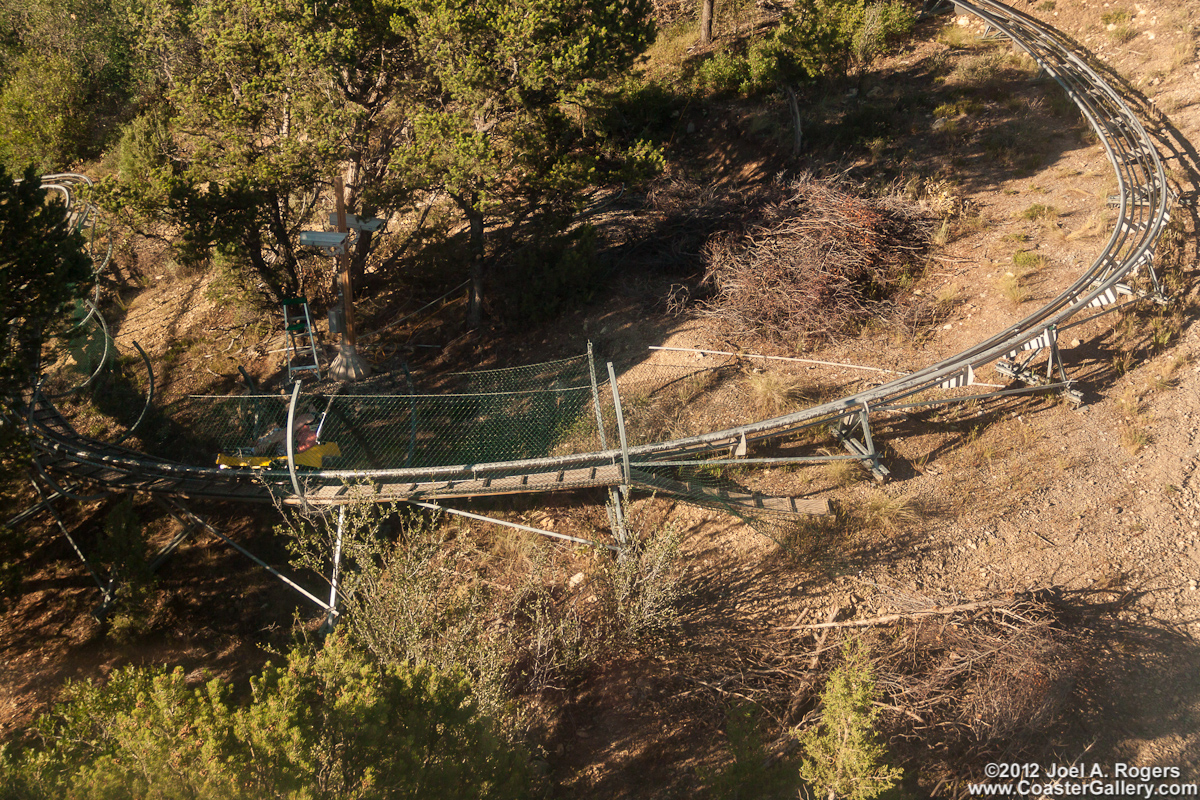 Aerial view of the Alpine Coaster