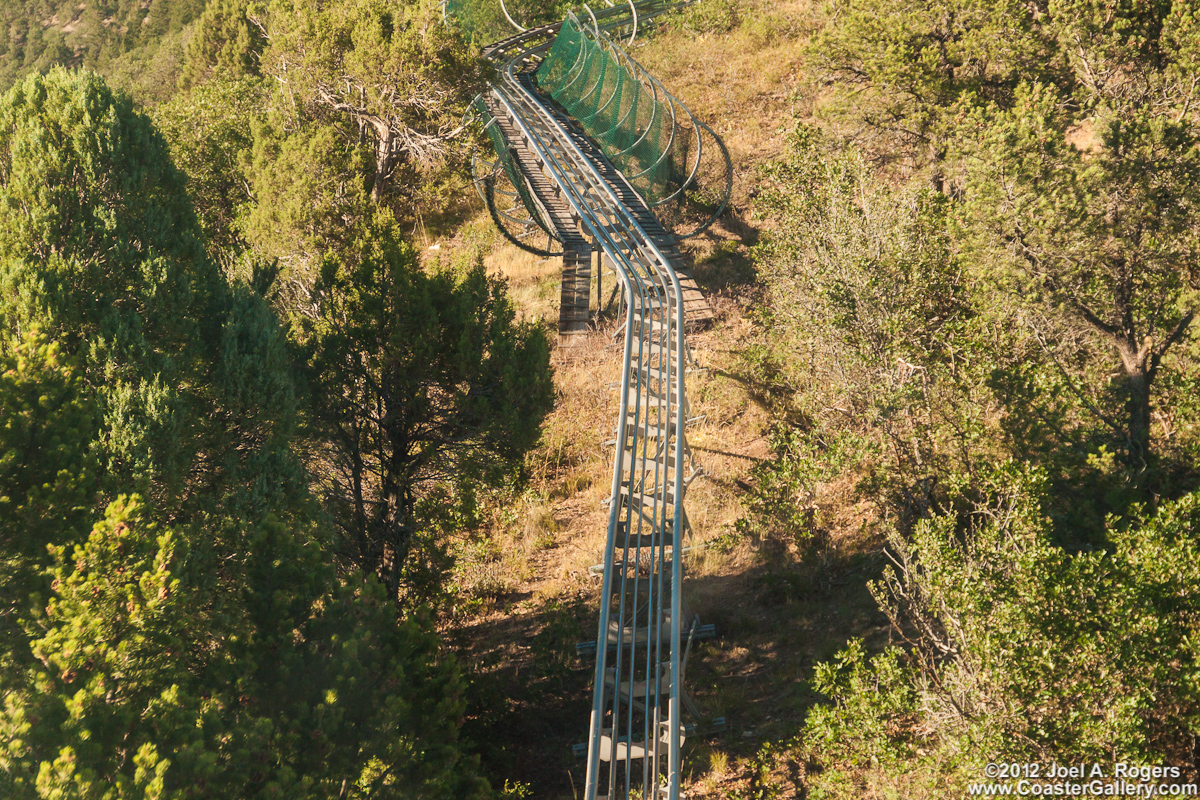 Alpine coaster in Glenwood Springs