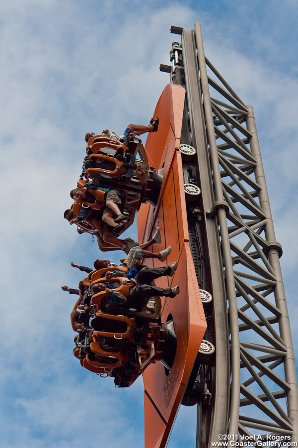 Half Pipe roller coaster at Srknniemi Amusement Park