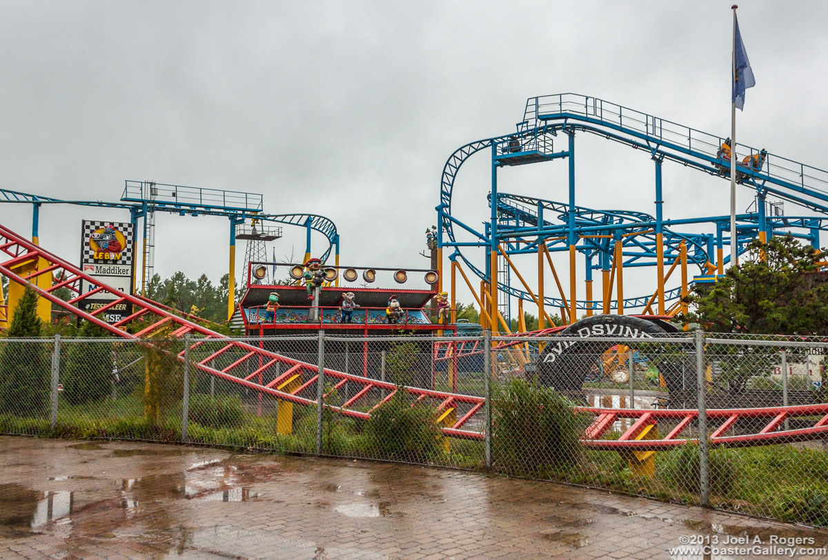 Two roller coasters at BonBon-Land