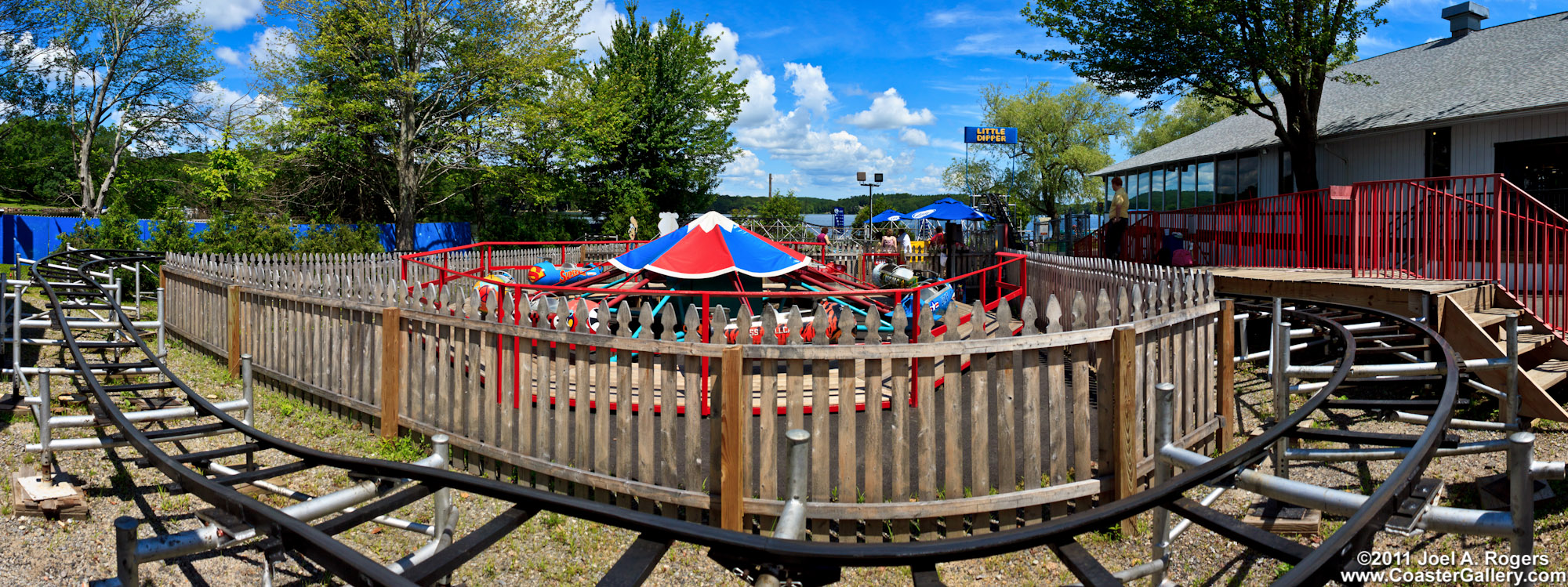 Little Dipper roller coaster panoramic image