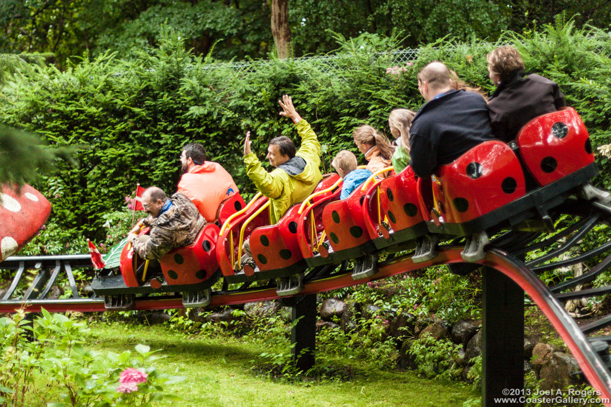 Tivoli roller coaster built by Zierer