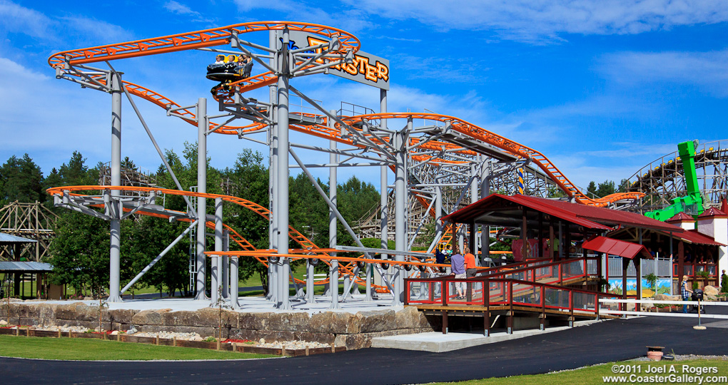 Neo's Twister roller coaster at PowerPark