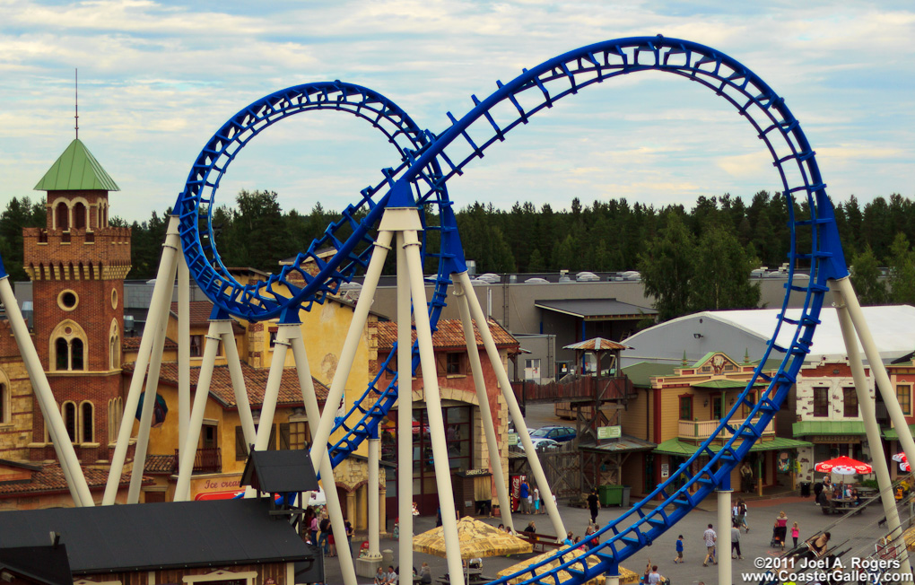 Cobra roller coaster in Alahrm, Finland