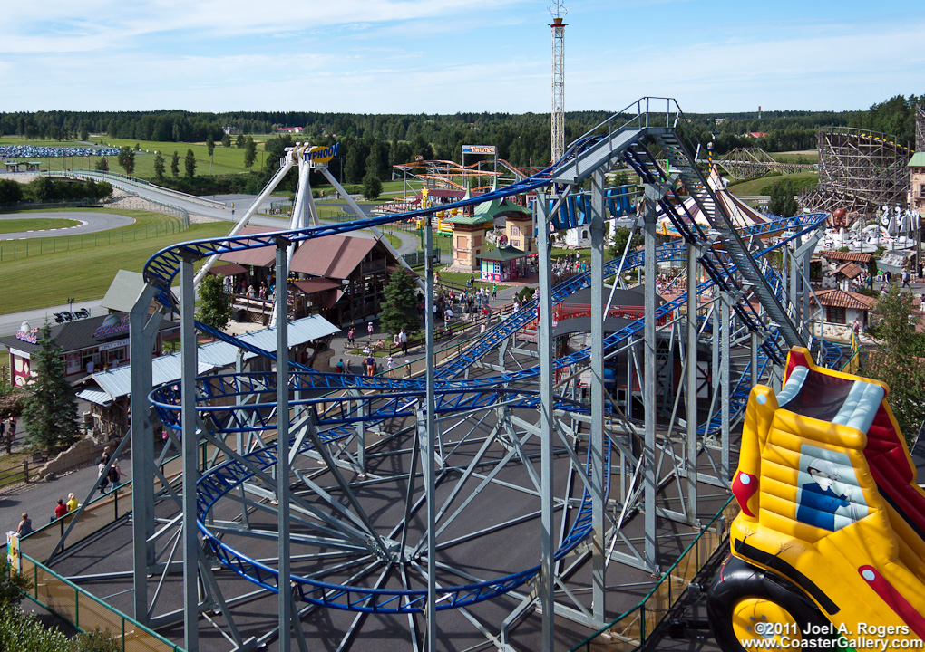 Joyride roller coaster at PowerLand