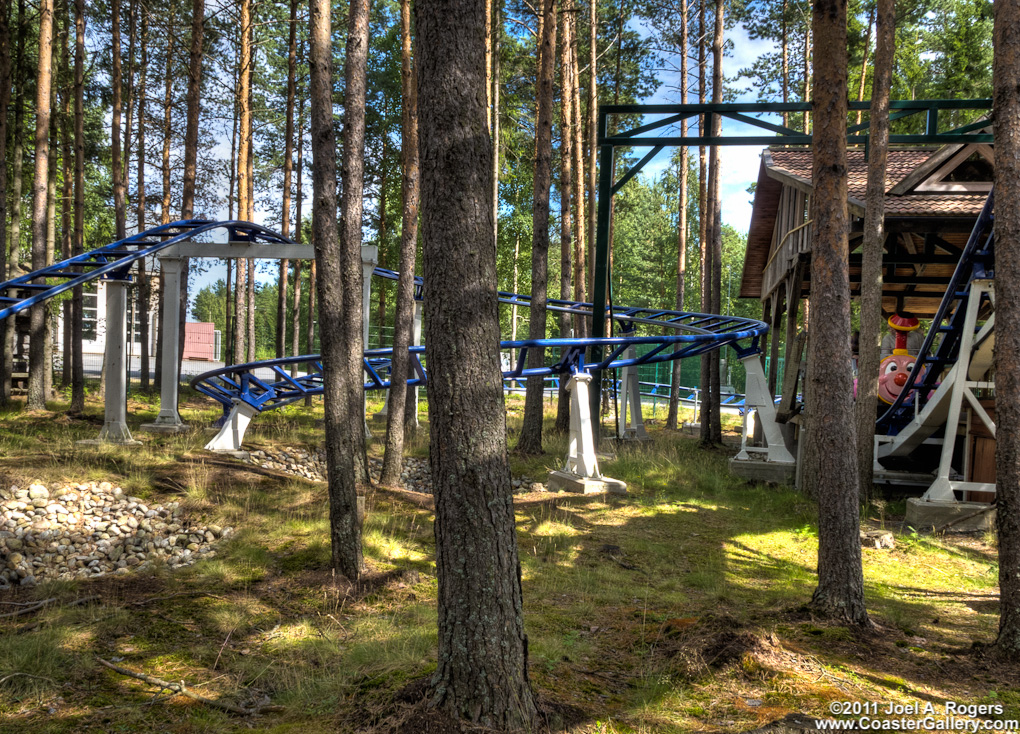 Mine Train roller coaster built by Zamperla