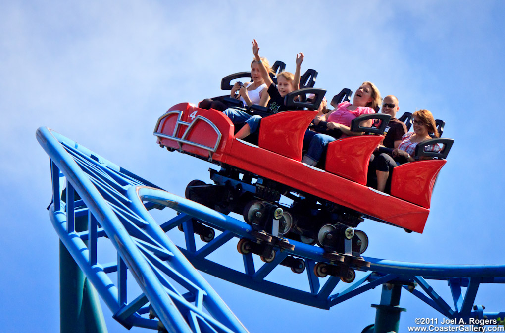The Tulireki roller coaster in Finland's largest amusement park