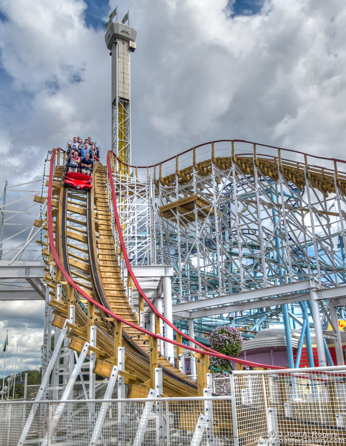 The Twister roller coaster at Gröna Lund