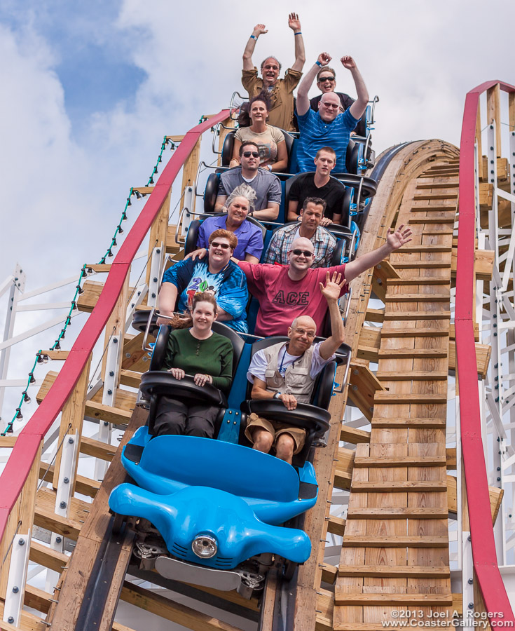 The Twister roller coaster at Gröna Lund
