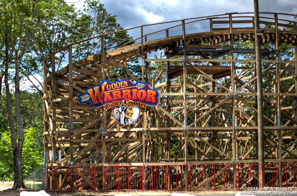Wooden Warrior sign and logo