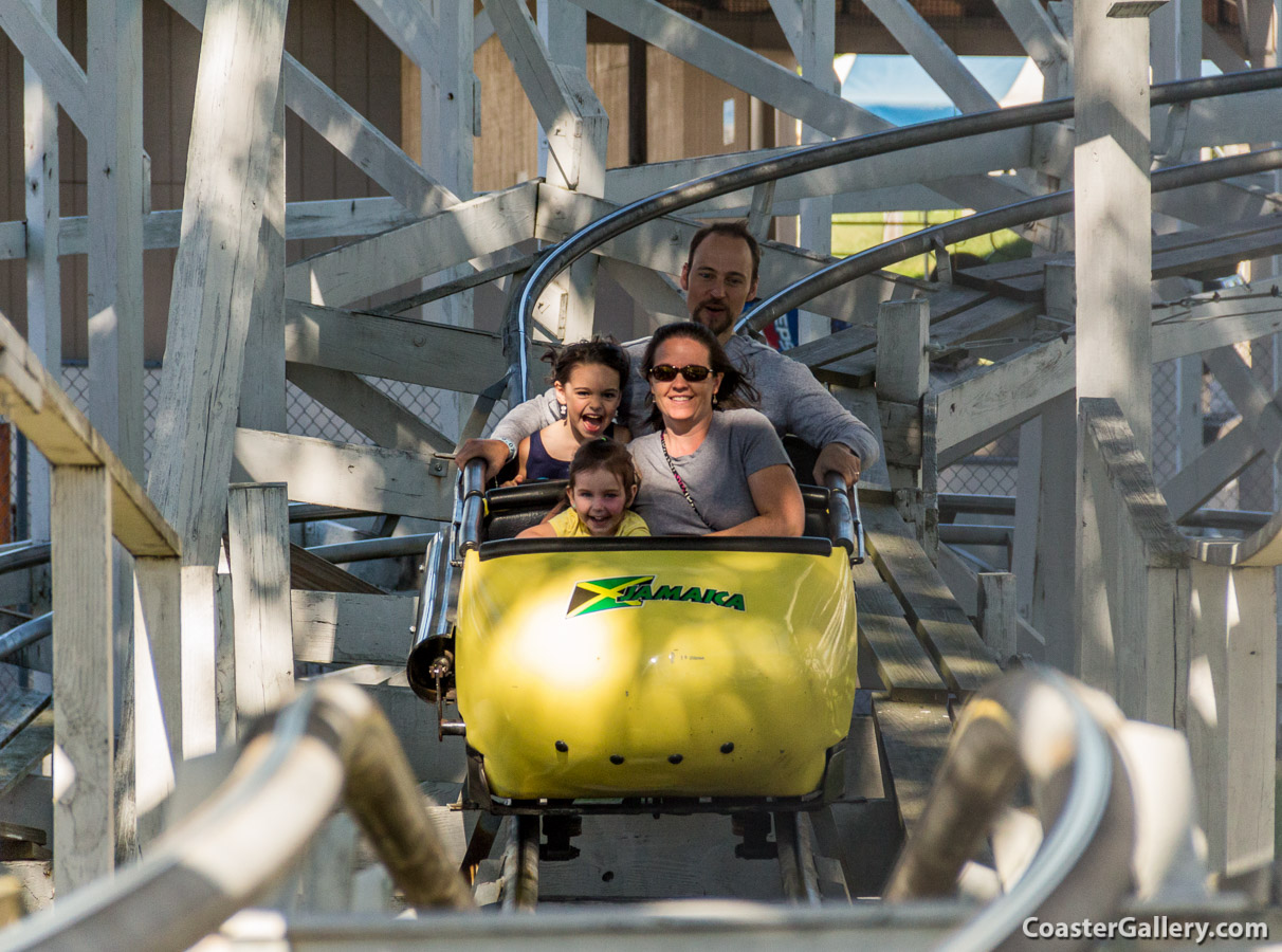 Bobsleds coaster at Seabreeze amusement park