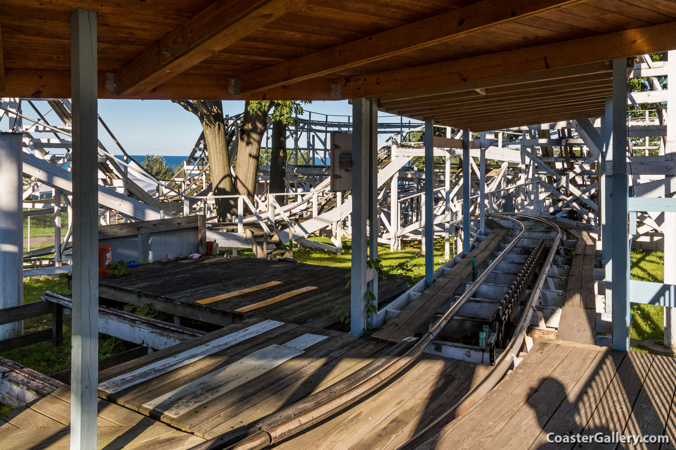 Bobsleds coaster at Seabreeze amusement park