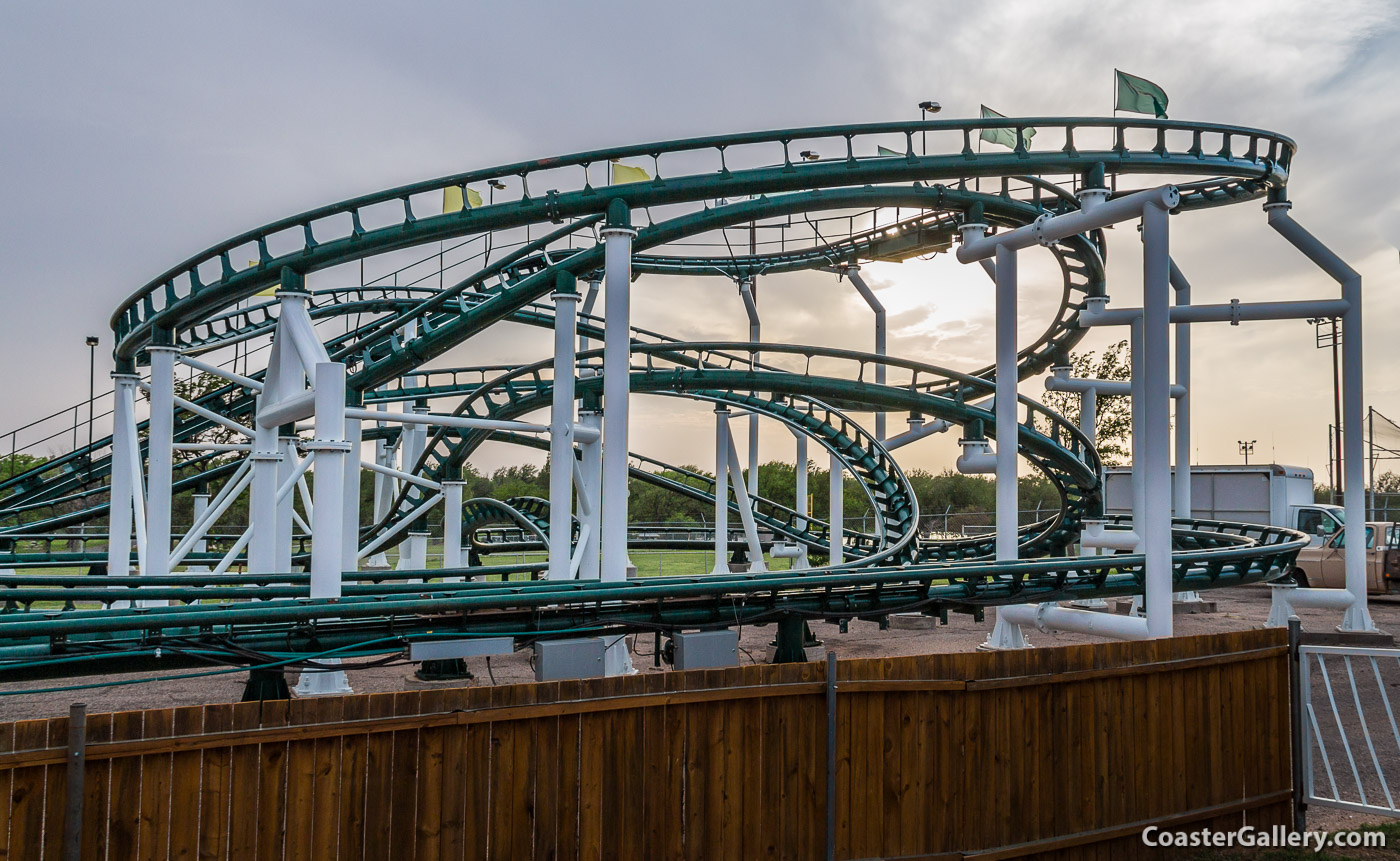 Hornet roller coaster at the Wonderland amusement park