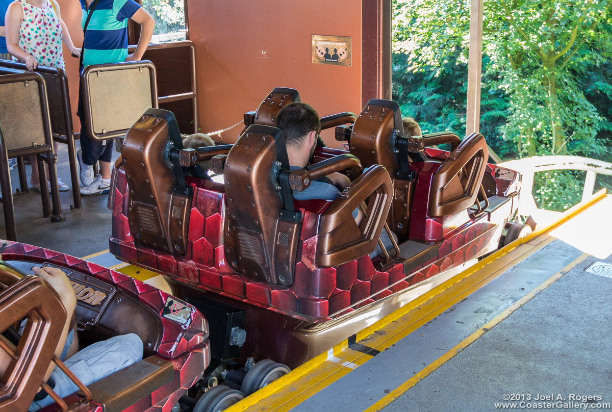 Trains on the Python roller coaster