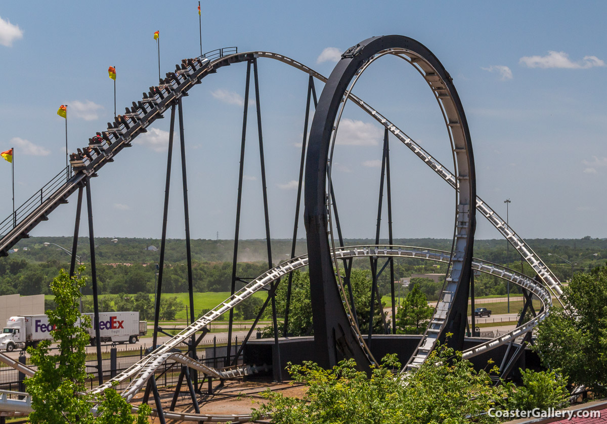 The tallest roller coaster in Oklahoma