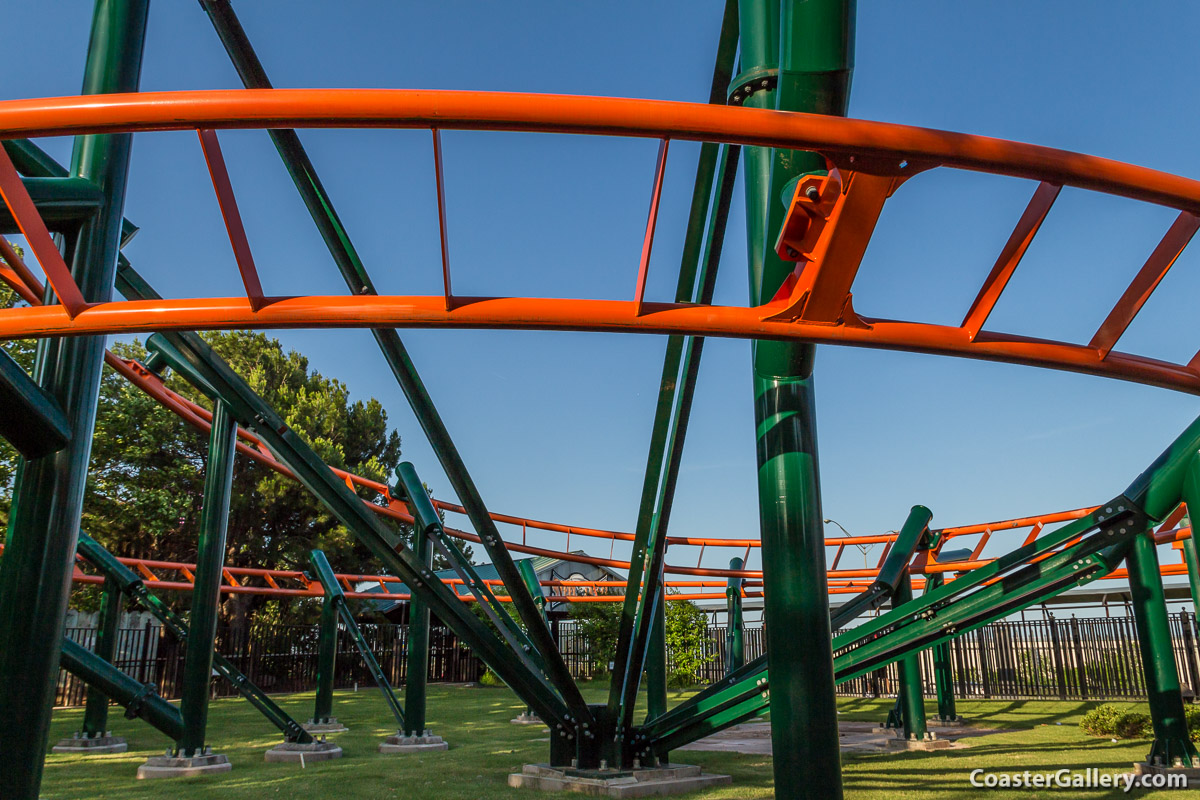 The only inverted coaster in Oklahoma