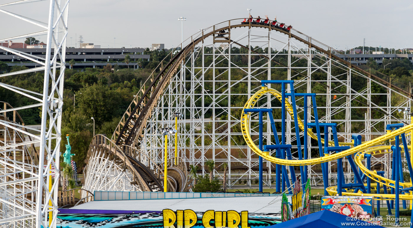 The roller coasters of Orlando, Florida