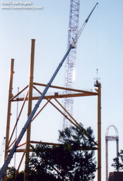 Top Thrill Dragster construction