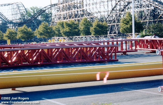 Top Thrill Dragster under construction
