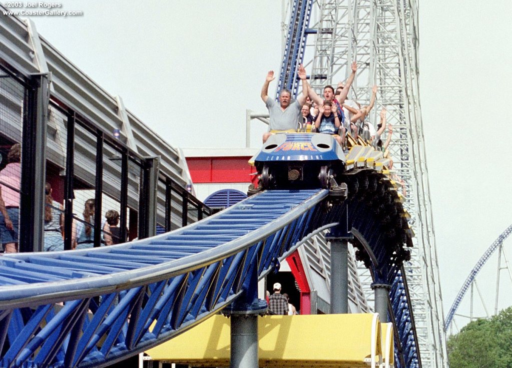 Millennium Force -- world's first 300 foot tall coaster!