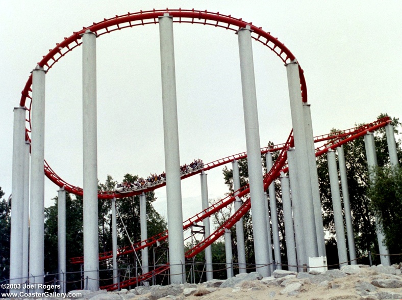 Beach view of the first 200-foot tall coaster