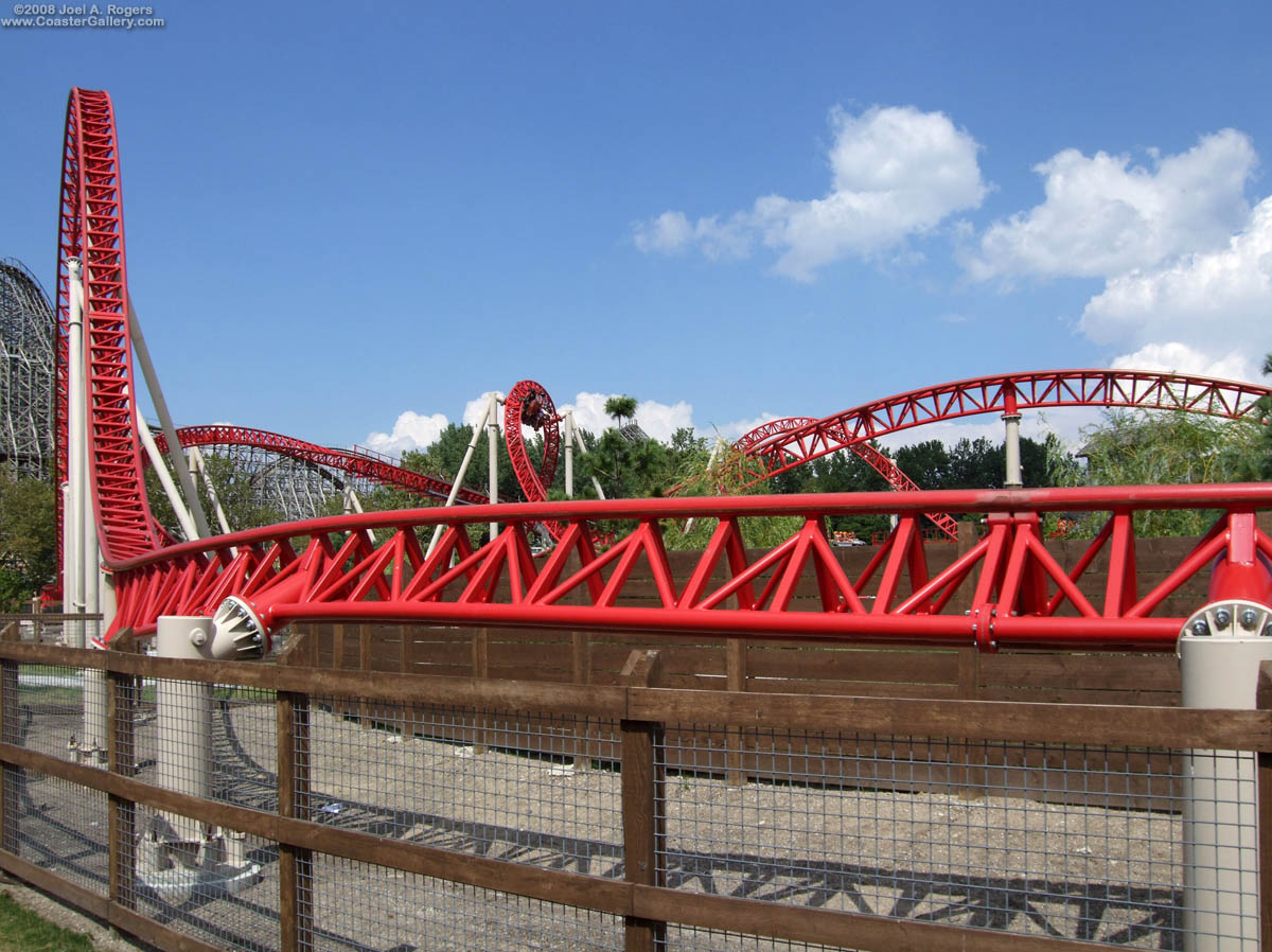Maverick's red track