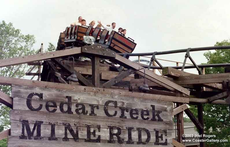 Cedar Point's Frontiertown and Cedar Creek Mine Ride