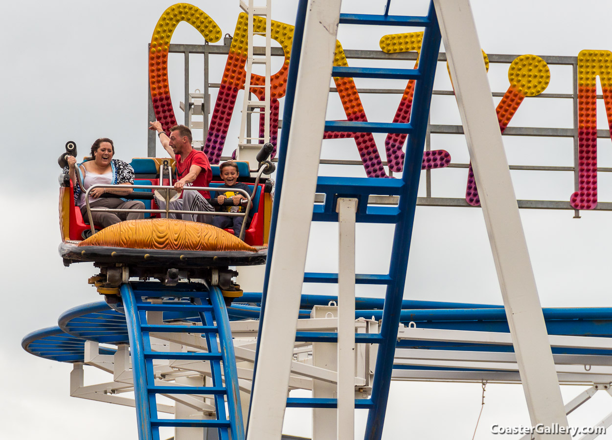Spinning Coasters built by Reverchon and Zamperla - Crazy Mouse and Twister Coaster.