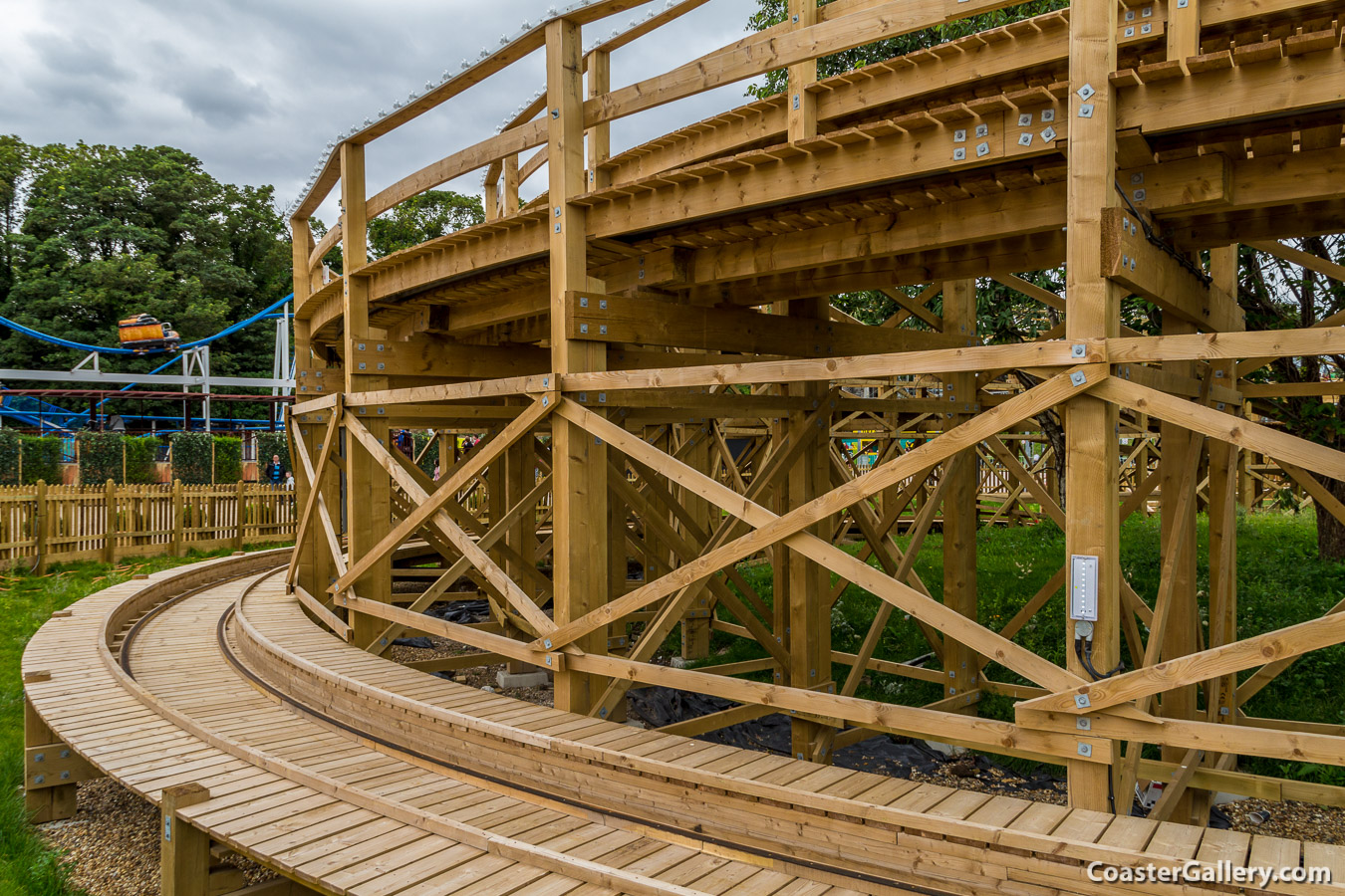 Upcycling old wood from the Scenic Railway coaster