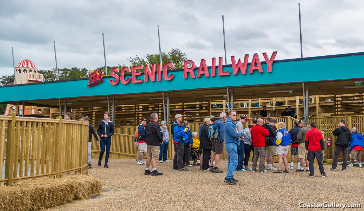 Scenic Railway roller coaster at Dreamland in Margate, England, United Kindgom