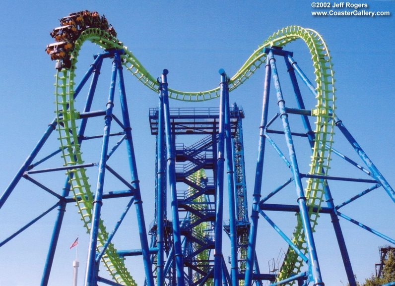 Giant Inverted Boomerang roller coaster