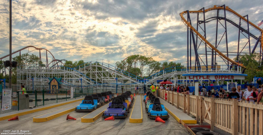 Little Dipper coaster relocated form Kiddieland
