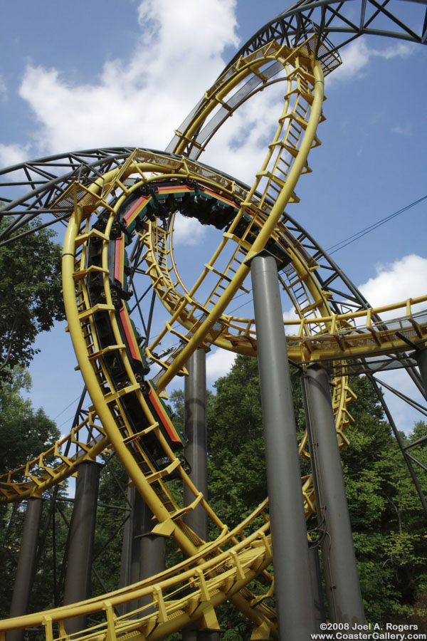 Loch Ness Monster roller coaster at Busch Gardens