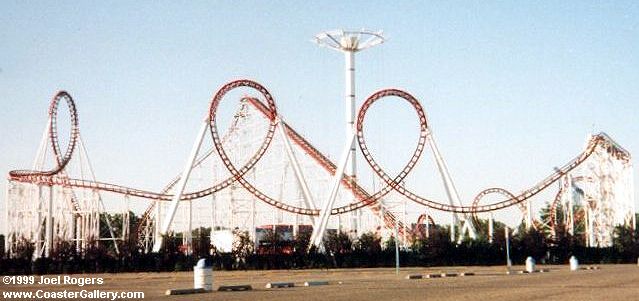 Loops on an Arrow Dynamics roller coaster