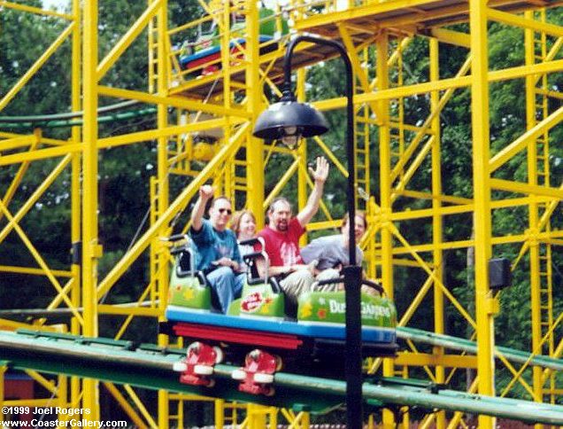 Wild Maus roller coaster in Williamsburg, Virginia