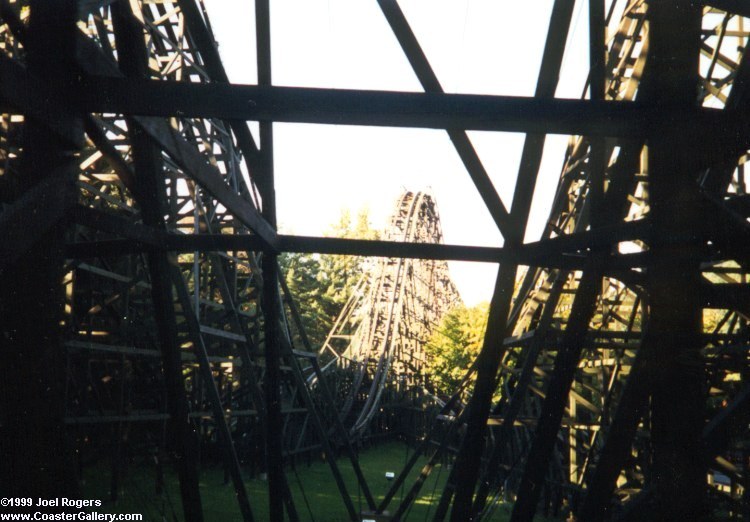 Phonenix roller coaster at Knoebels Resort