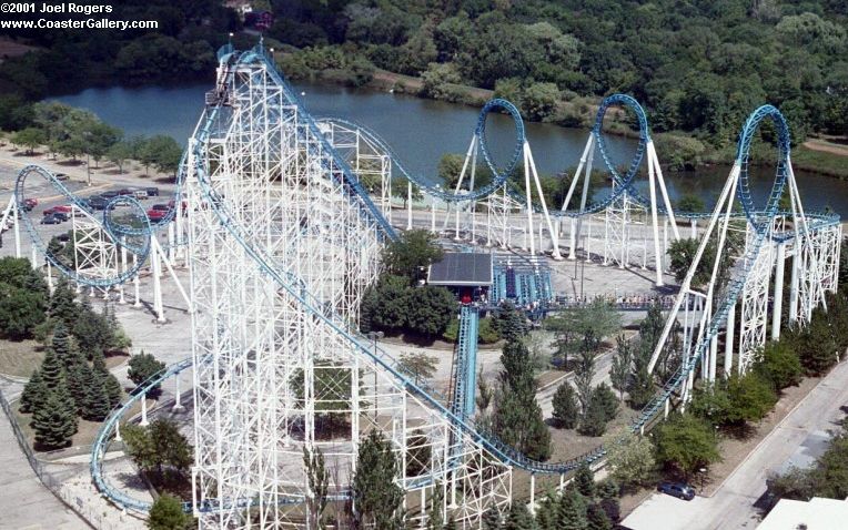 Shockwave was the world's tallest roller coaster.