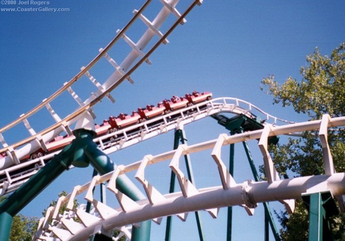 Corkscrew coaster from Vekoma