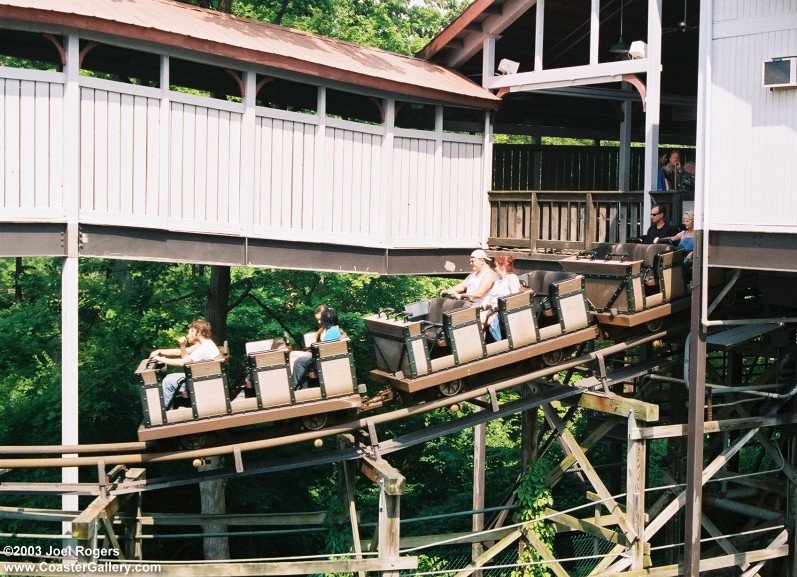 Adventure Express roller coaster at Kings Island