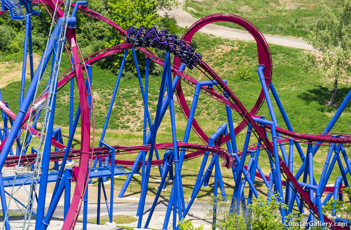 Zero-G Roll. This is just one of seven loops on the Banshee roller coaster
