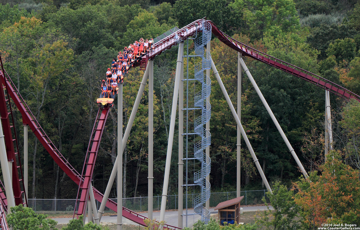 Commercial photography of a amusement park