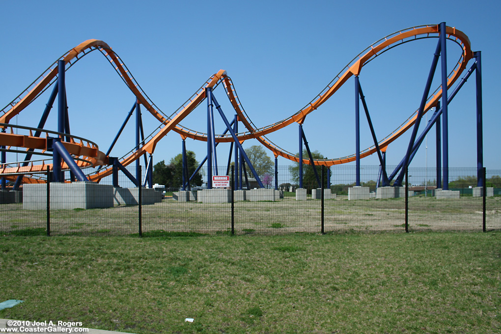 Stock image of an amusement park